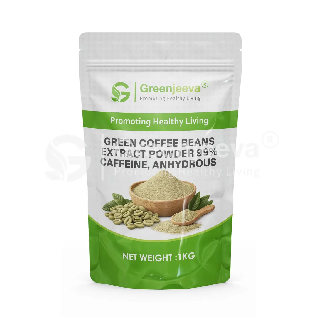 Green Coffee Beans Extract Powder 99 Caffeine, Anhydrous Pouch